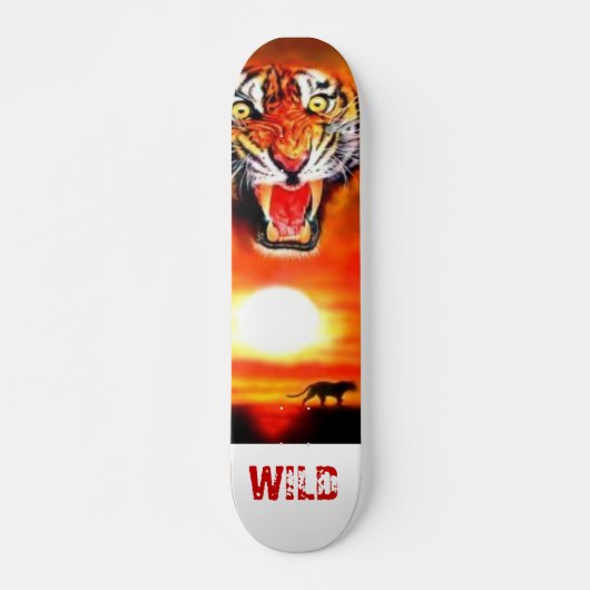 tijger, WILD Skateboard (Voorkant)