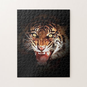 Tijger - Wilde grote katten Kunst Legpuzzel