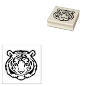 Tijger, Wilde Kat Rubberstempel (Gestempeld)