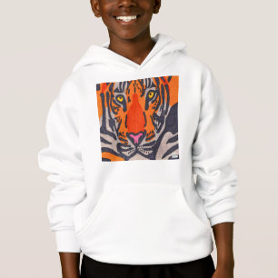 Tijger (wit) - Jongens Hoodie