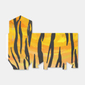 Tijger, zwart en Oranje afdrukken Bedankdoosjes (Uitgevouwen)