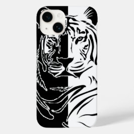 Tijger Zwart Wit Case-Mate iPhone 14 Hoesje