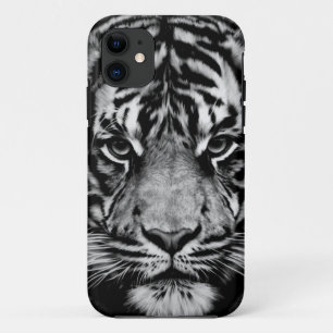 Tijger zwart-wit iPhone 11 hoesje