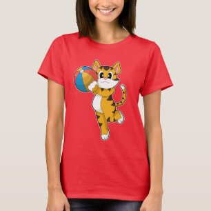 Tijger Zwemmen Waterpolo Zomer T-shirt