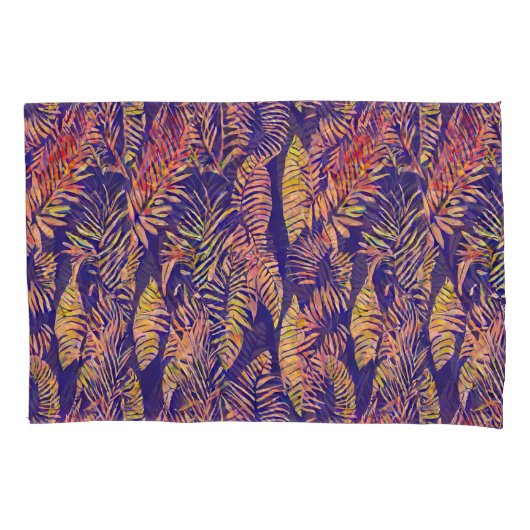 Tijgerblad Kussensloop (Voorkant-Links)