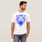 tijgerblauw t-shirt (Voorkant volledig)