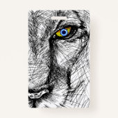 Tijgerblik Badge (Achterkant)