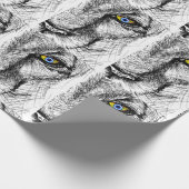 Tijgerblik inpakpapier (Hoek)