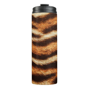 tijgerbontextuur thermosbeker