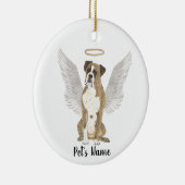 Tijgerboxer Sympathie Herdenking Keramisch Ornament (Rechts)