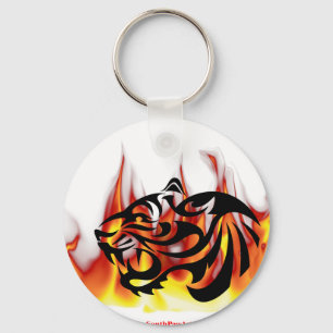 tijgerbrand sleutelhanger