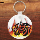 tijgerbrand sleutelhanger (Voorkant)
