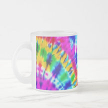 Tijgerbroek gekleurde tie dye koffiemok