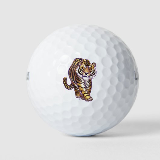 Tijgercadeautjes en Accessoires Golfballen (Voorkant)