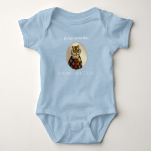 TijgerCartoon Tekening in Suit Clothes Baby Bodysu Romper