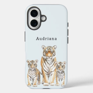 Tijgerfamilie iPhone 16 Hoesje