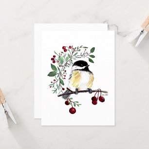 Tijgergors Bevallige Aquarel Notitiekaart