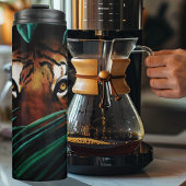 Tijgergroene Oerwouden bladeren Thermosbeker