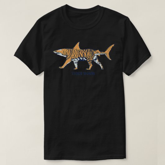 Tijgerhaai Hybrid Patterned Premium T-shirt (Design voorkant)