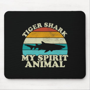 Tijgerhaai Mijn Spirituele Dier - Oude Vis Visvang Muismat