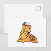 Tijgerhoedje Briefkaart (Voorkant / Achterkant)