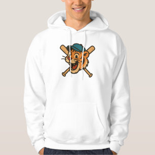 Tijgerhonkbal Sportieve Moeder Vader Cadeaus Grapp Hoodie