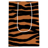 tijgerhuidspatroon medium cadeauzakje (Achterkant)