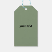 Tijgerjongensfeestje, dierlijk oerwoud cadeaulabel (Achterkant)