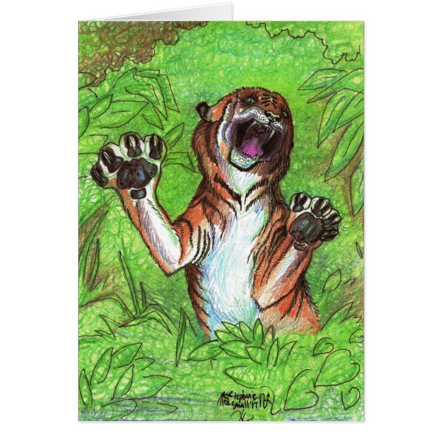 Tijgerkaart (Voorkant)