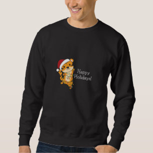 Tijgerkerstwintersneeuw Trui