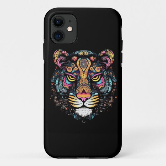 Tijgerkop Case-Mate iPhone case (Achterkant)