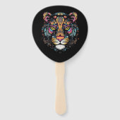 Tijgerkop  handwaaier (Voorkant)