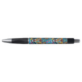 Tijgerkop Regenboog kleuren verf vlekken Pen (Voorkant)