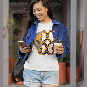 Tijgerkop Schattige wild dier mooi T-shirt