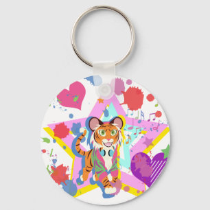 Tijgerkuil Sleutelhanger