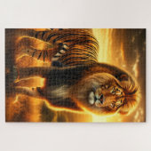 Tijgerleeuw Legpuzzel (Horizontaal)