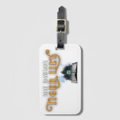 Tijgerlelie bagagelabel (Voorkant (verticaal))