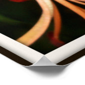 Tijgerlelie Bloem Tuin Poster (Hoek)