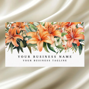 Tijgerlelies Oranje Lelie Bloemen Bloemig Visitekaartje