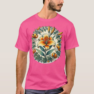 Tijgerlelies Tijgerlelie Bloem Illustratie Tuin T-shirt