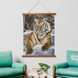 Tijgerliefhebbers Hangend Wandkleed