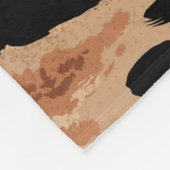 Tijgerluipaard: Dierlijke huid naadloos Fleece Deken (Hoek)