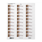 Tijgermarkeringen Mailing Labels (Full Sheet)