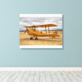 Tijgermot Canvas Afdruk (Insitu (Houten vloer))