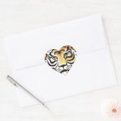 Tijgerogen Hart Sticker (Envelop)