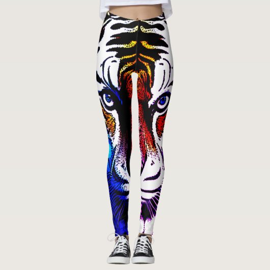 Tijgerogen Leggings (Voorkant)