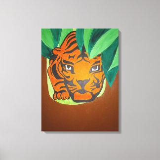 Tijgeroog Canvasprint Canvas Afdruk