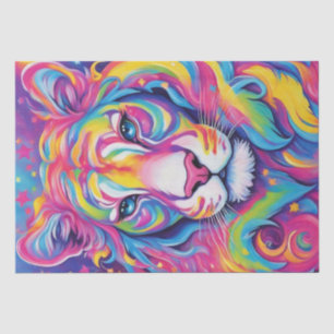 Tijgerpalet: Kleurrijke Tiger Decoupage, Tissuepapier