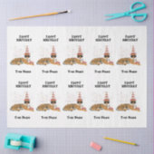 Tijgerpartij - Dieren van de geboorte van een kind Tissuepapier (Craft)