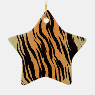 tijgerpatroon keramisch ornament